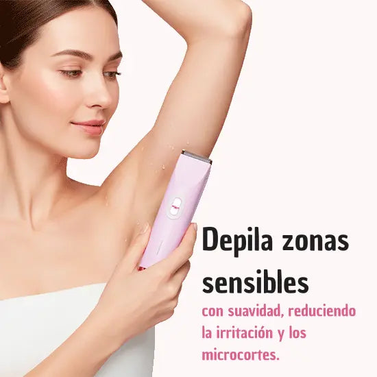 Afeitadora 2-en-1 para zonas sensibles