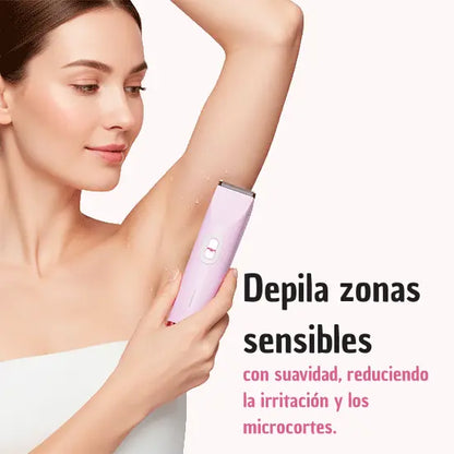 Afeitadora 2-en-1 para zonas sensibles