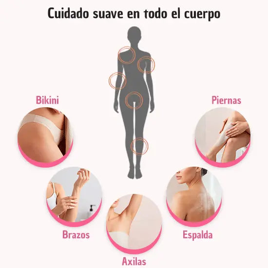 Afeitadora 2-en-1 para zonas sensibles