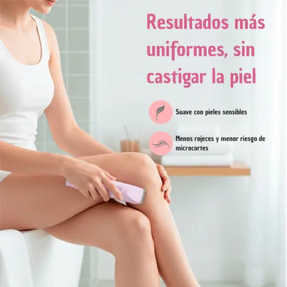 Afeitadora 2-en-1 para zonas sensibles